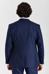 Belmont - Blazer azul-marinho de corte ajustado para homem