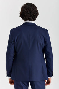 Belmont - Blazer azul-marinho de corte ajustado para homem