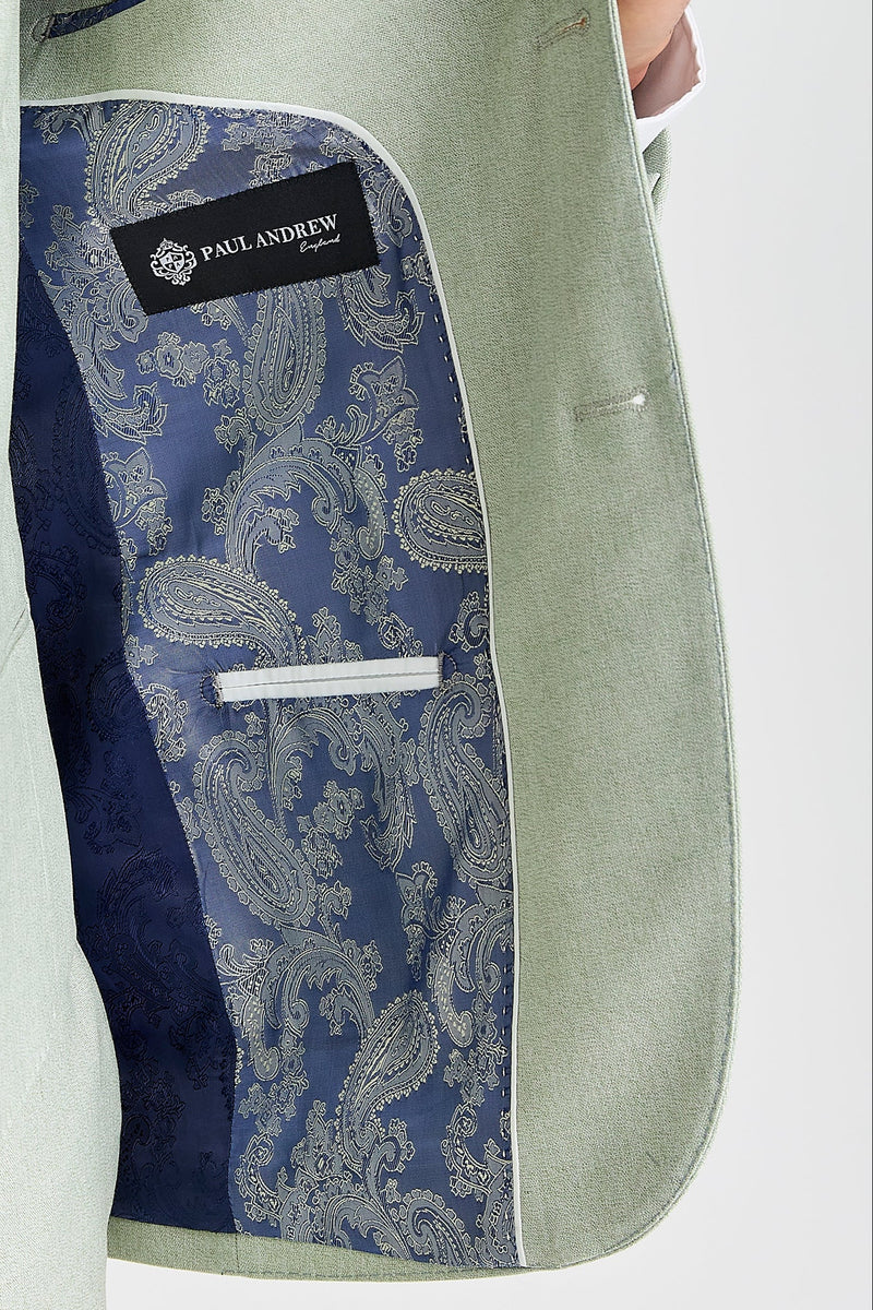 Belmont - Blazer verde-sálvia para casamento masculino