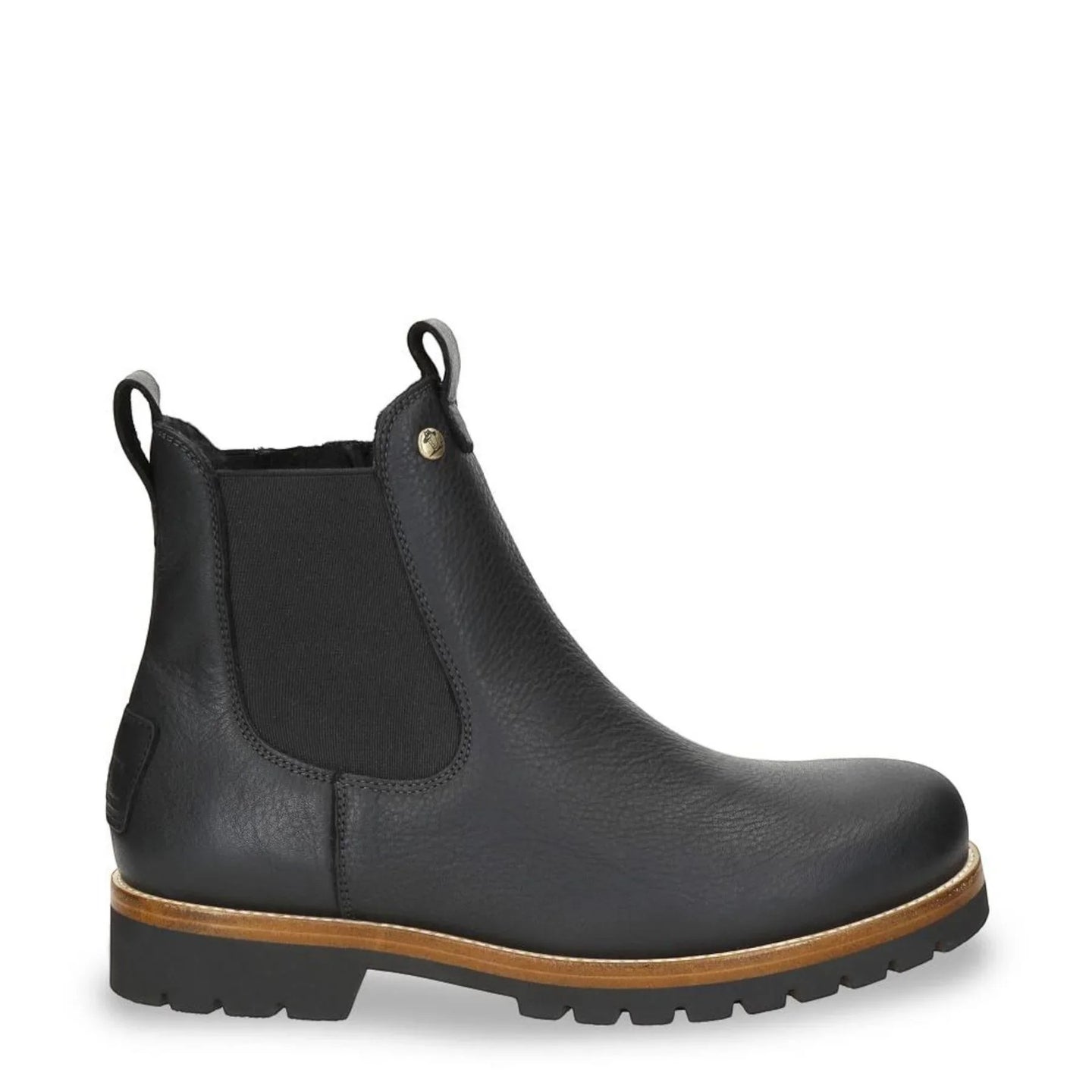 Beny Igloo C1 - Botas Chelsea Masculinas em Couro Impermeável Preto