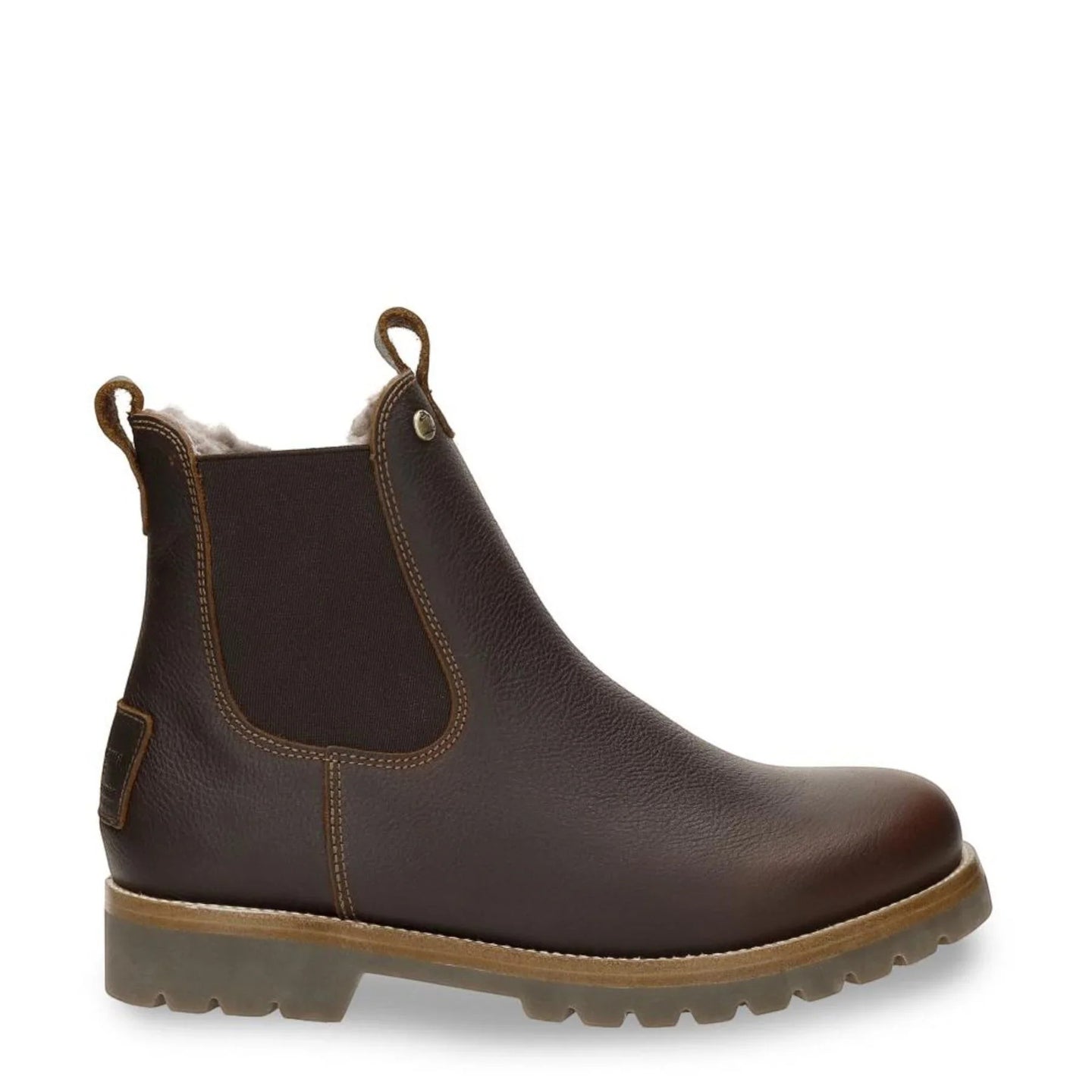 Beny Igloo C2 - Botas Chelsea Masculinas em Couro Impermeável Marrom