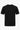 Camiseta preta texturizada de malha para homens