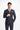 Bond - Blazer masculino azul-marinho escuro com abotoamento duplo