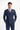 Bond - Blazer masculino azul-marinho de abotoamento duplo