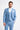Bond - Blazer masculino azul celeste de corte ajustado