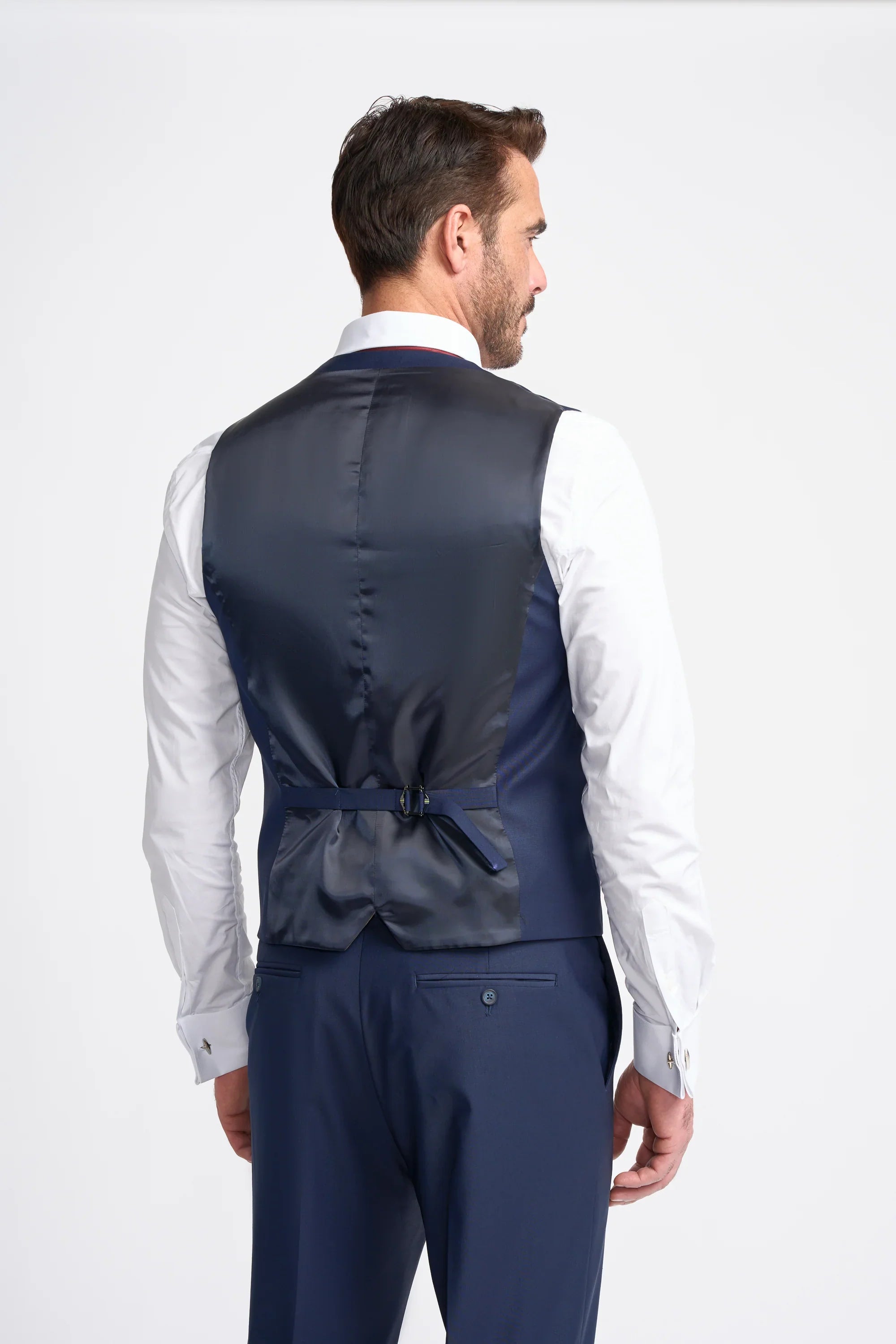 Colete masculino azul-marinho Bond