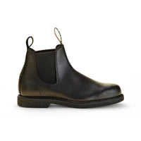 Botas Chelsea Booma 607 em couro preto