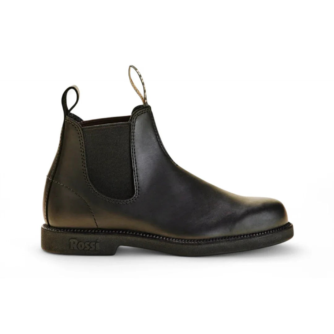 Botas Chelsea Booma 607 em couro preto