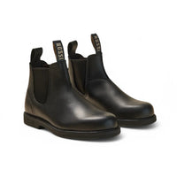 Botas Chelsea Booma 607 em couro preto