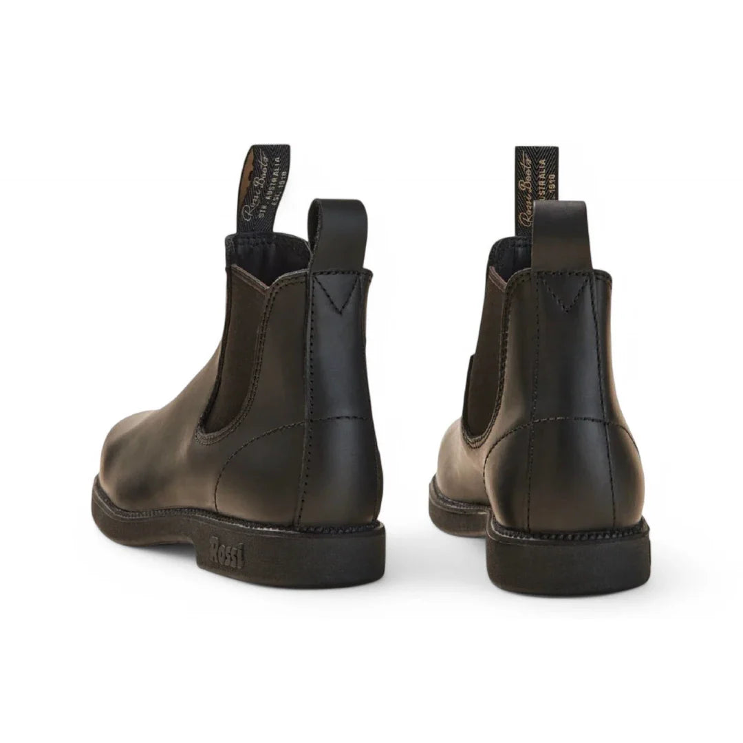 Botas Chelsea Booma 607 em couro preto