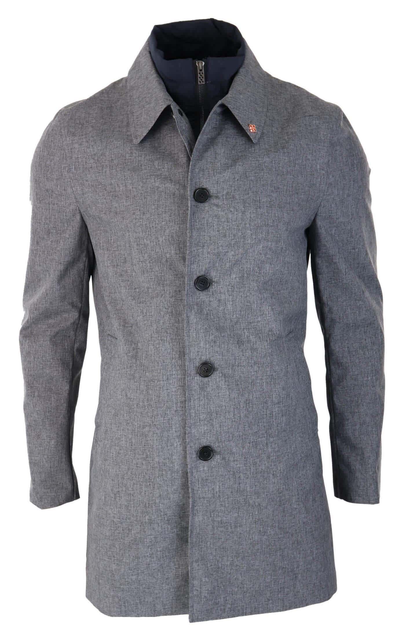 Sobretudo cinza masculino Brando Mac