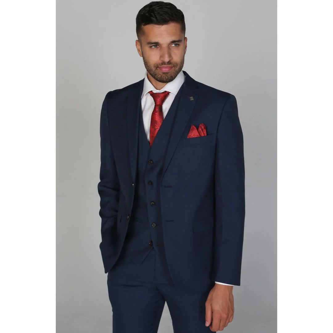 Calvin Klein - Blazer masculino azul-marinho