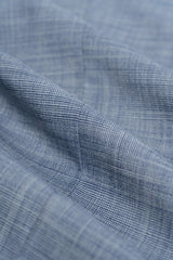 Camden - Terno Masculino Azul Xadrez de 3 Peças