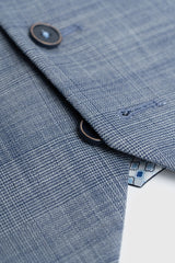 Camden - Colete masculino xadrez azul