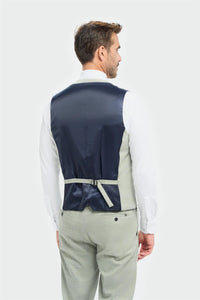 Camden - Colete masculino verde-sálvia