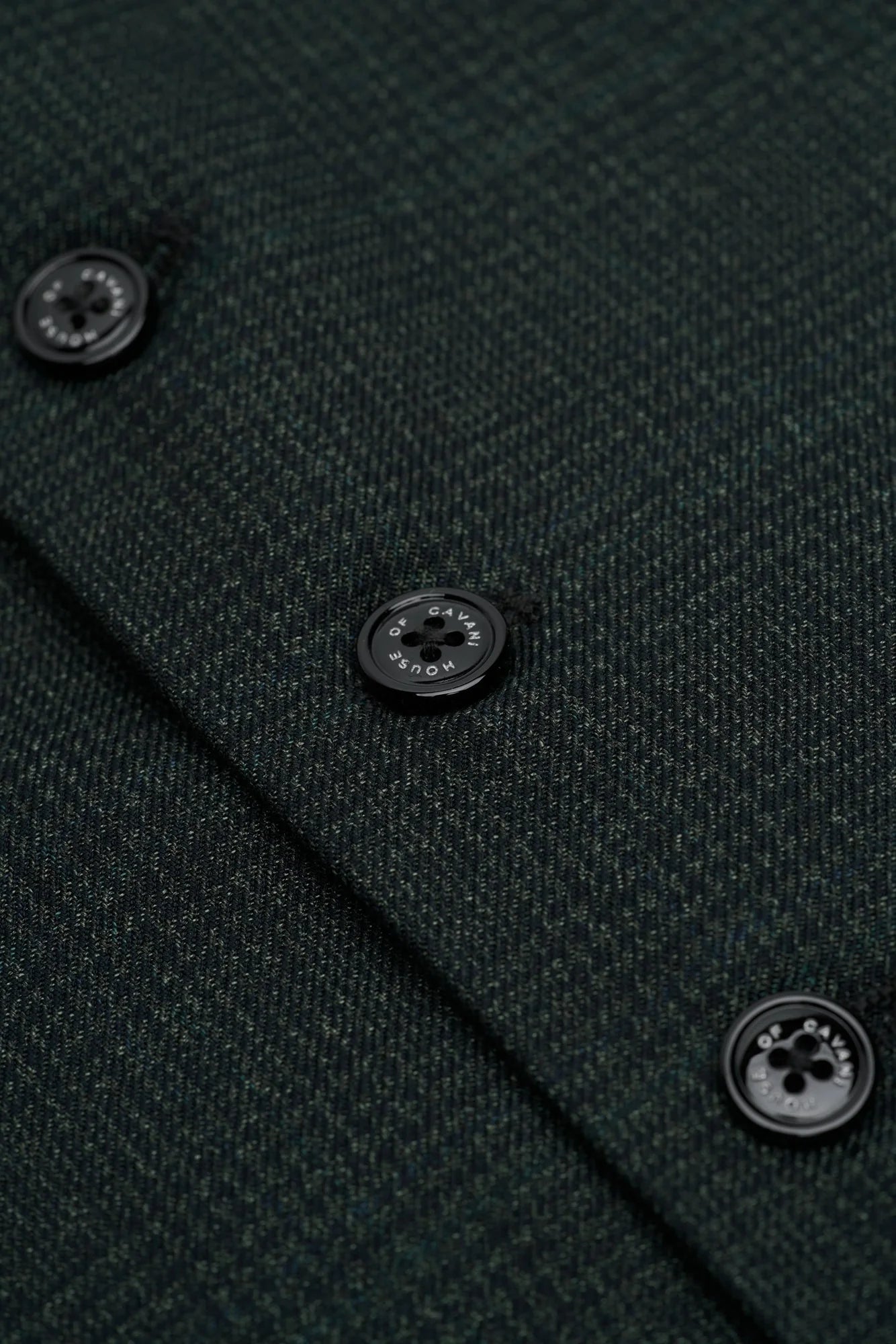 Caridi - Colete masculino em tweed verde-oliva