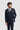 Caridi - Blazer masculino em tweed azul marinho