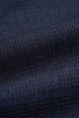 Caridi - Blazer masculino em tweed azul marinho