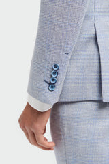 Caridi - Blazer masculino azul claro para casamento