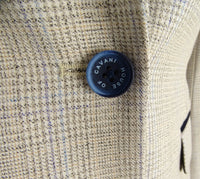 Blazer feminino de tweed creme