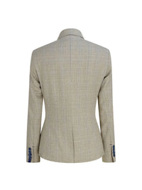 Blazer feminino de tweed creme