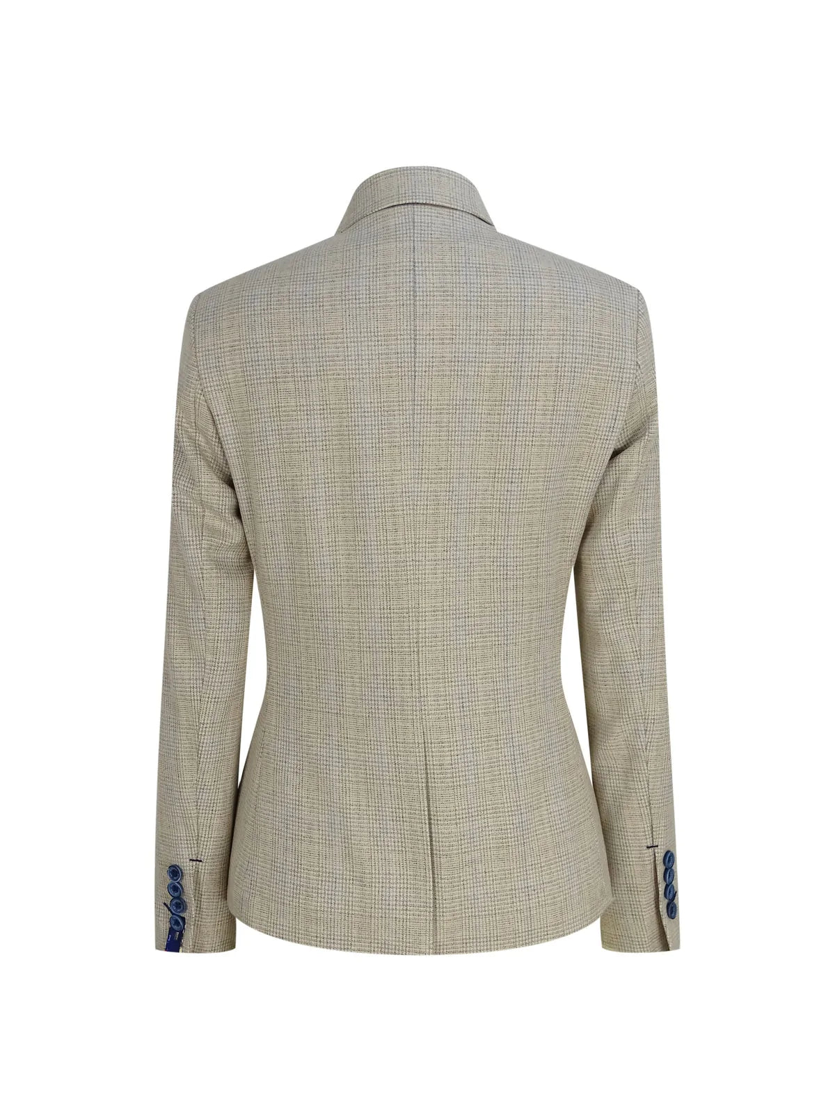Blazer feminino de tweed creme