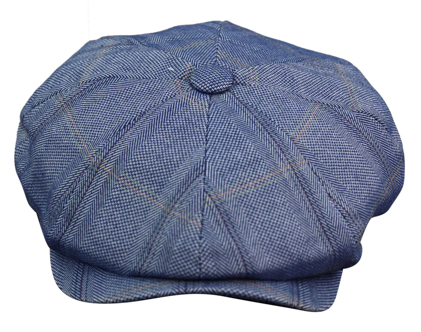 Boné masculino de tweed estilo Peaky Blinders com 8 painéis - Cavani Connall