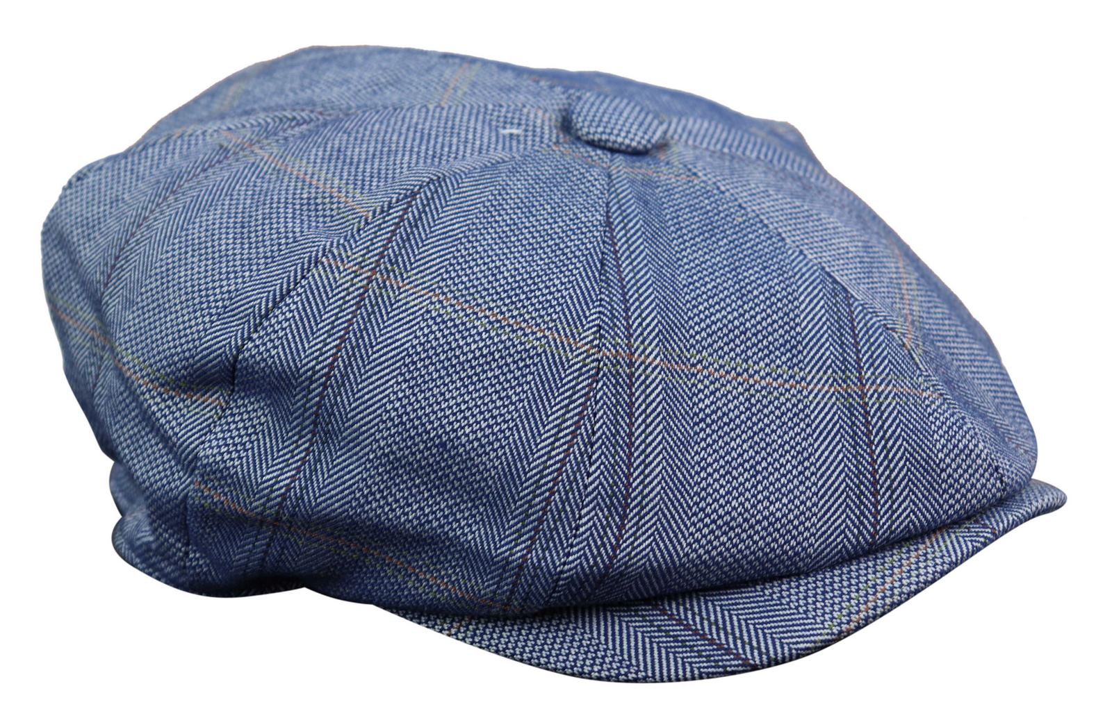 Boné masculino de tweed estilo Peaky Blinders com 8 painéis - Cavani Connall