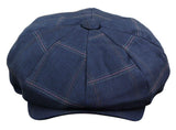 Boné masculino de tweed estilo Peaky Blinders com 8 painéis - Cavani Connall
