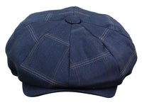 Boné masculino de tweed estilo Peaky Blinders com 8 painéis - Cavani Connall