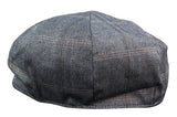 Boné masculino de tweed estilo Peaky Blinders com 8 painéis - Cavani Connall