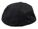 Boné masculino estilo avô, preto, 8 painéis, tweed, vintage, clássico, casual elegante, anos 1920.