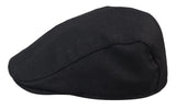 Boné masculino estilo avô, preto, 8 painéis, tweed, vintage, clássico, casual elegante, anos 1920.