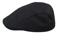 Boné masculino estilo avô, preto, 8 painéis, tweed, vintage, clássico, casual elegante, anos 1920.
