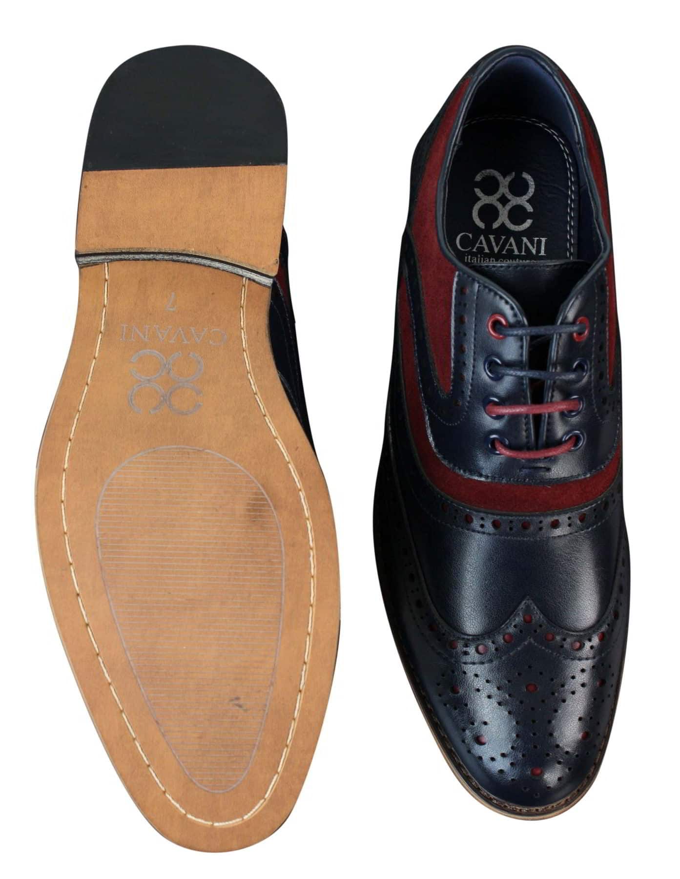 Sapatos masculinos Gatsby Brouge de couro e camurça legítimos com cadarço, estilo casual elegante, design retrô.