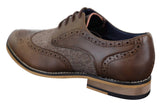 Cavani Horatio - Sapatos Oxford Masculinos em Tweed e Couro