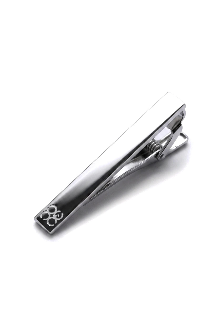 Gravata Cavani de Cetim - Conjunto Masculino de Gravata, Lenço e Prendedor de Gravata em Cetim de Seda com Estampa de Bolinhas para Casamento, Formatura e Escritório