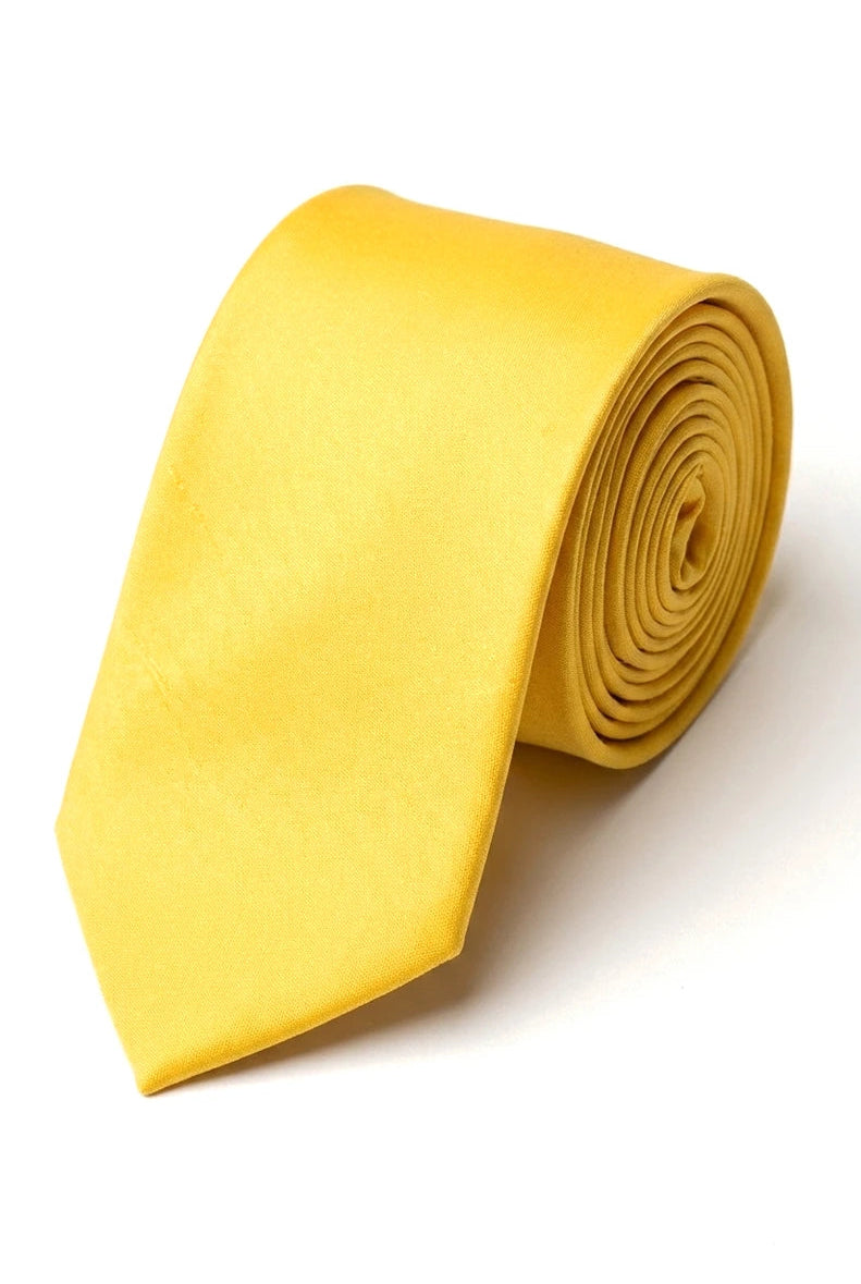 Gravata Cavani de Cetim - Conjunto Masculino de Gravata, Lenço e Prendedor de Gravata em Cetim de Seda com Estampa de Bolinhas para Casamento, Formatura e Escritório