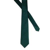 Gravata, lenço e prendedor de gravata de cetim de seda combinando para casamento masculino, com estampa de bolinhas.