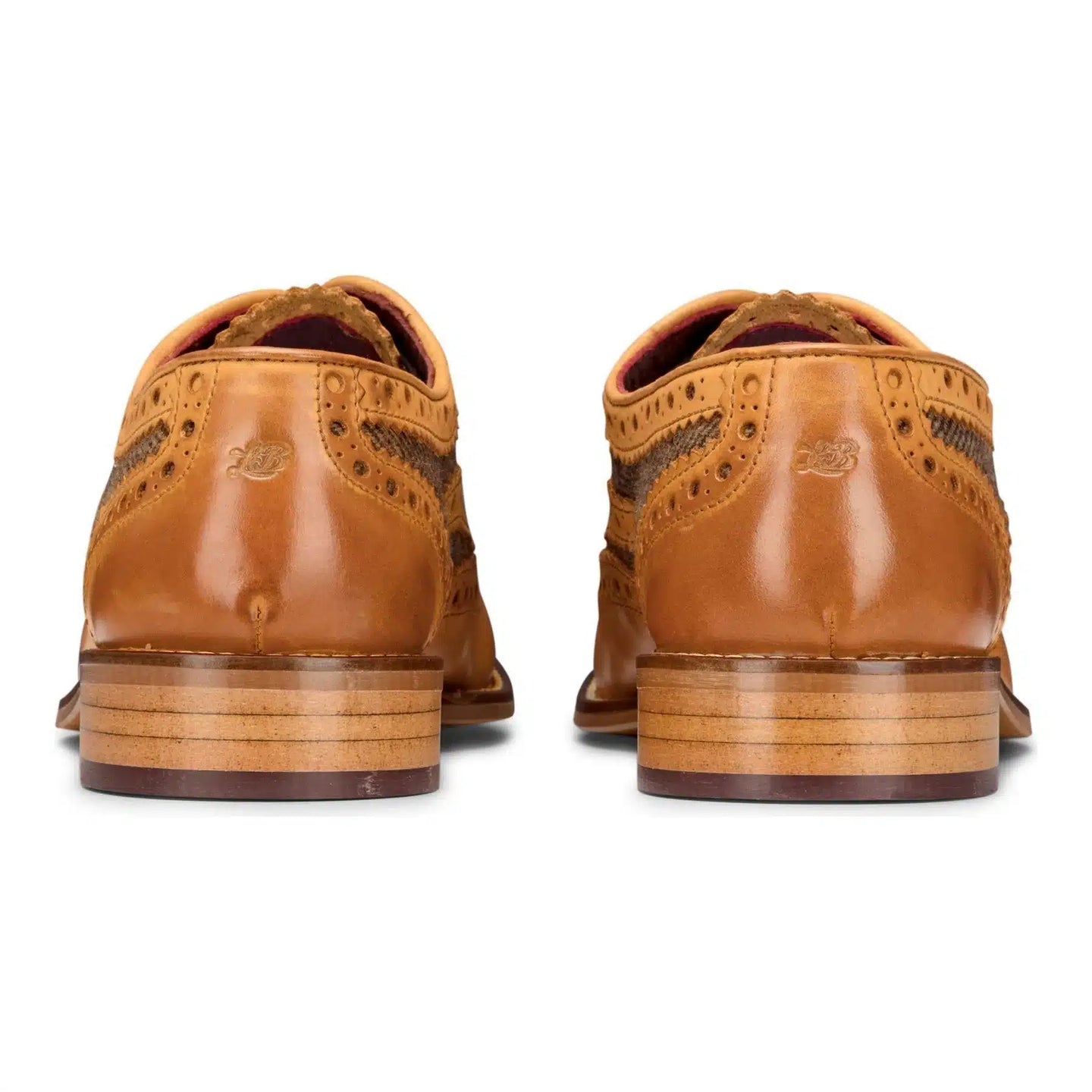 Sapatos Gatsby masculinos em tweed bege e couro verde-oliva, estilo vintage, para casamento ou escritório.