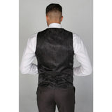 Charles - Colete masculino cor carvão