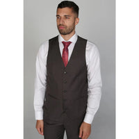 Charles - Colete masculino cor carvão