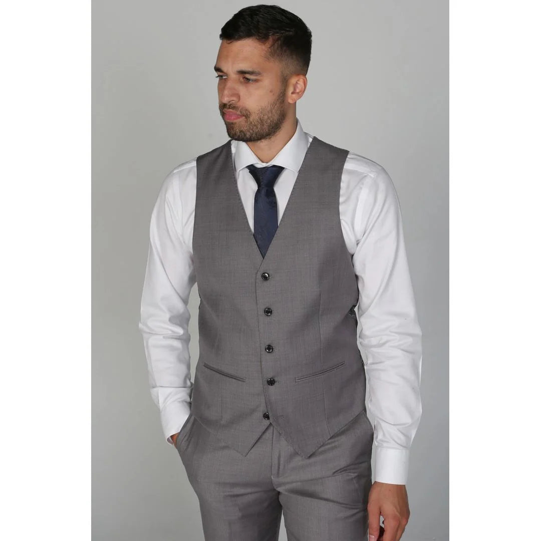 Charles - Colete Cinza Masculino