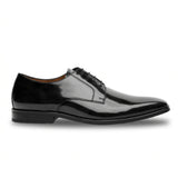 Chester - Sapatos Derby Masculinos Pretos de Alto Brilho
