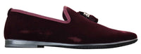Elong dd0019 - Mocassins masculinos de veludo com detalhes em camurça e borla, estilo mocassim, elegantes e casuais, nas cores vinho e azul marinho.
