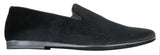 Elong DD0083 - Mocassins masculinos de veludo com estampa paisley, estilo mocassim, para condução, elegantes e casuais, nas cores vinho, azul marinho e preto.