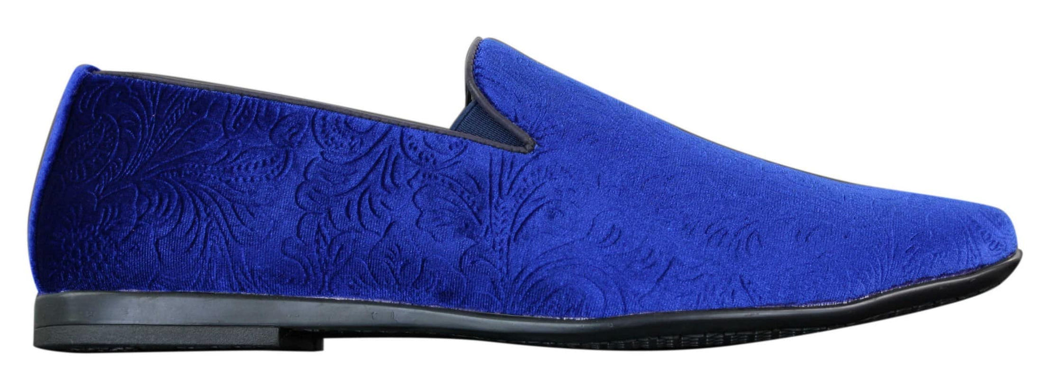 Elong DD0083 - Mocassins masculinos de veludo com estampa paisley, estilo mocassim, para condução, elegantes e casuais, nas cores vinho, azul marinho e preto.