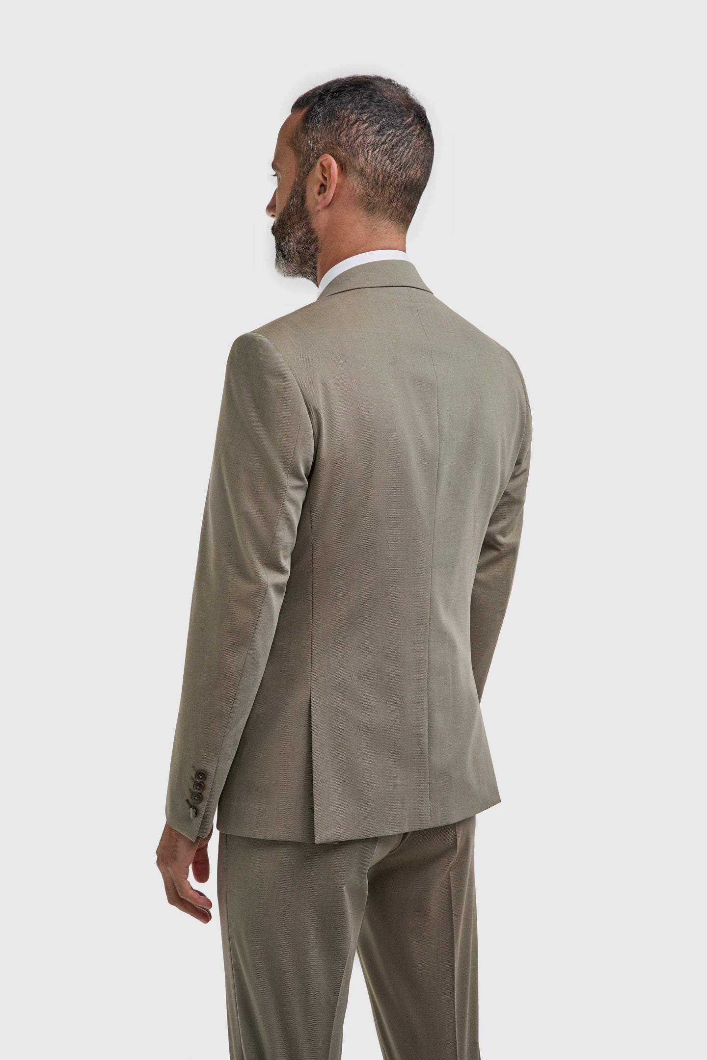 Donatella - Blazer masculino verde sálvia de corte ajustado