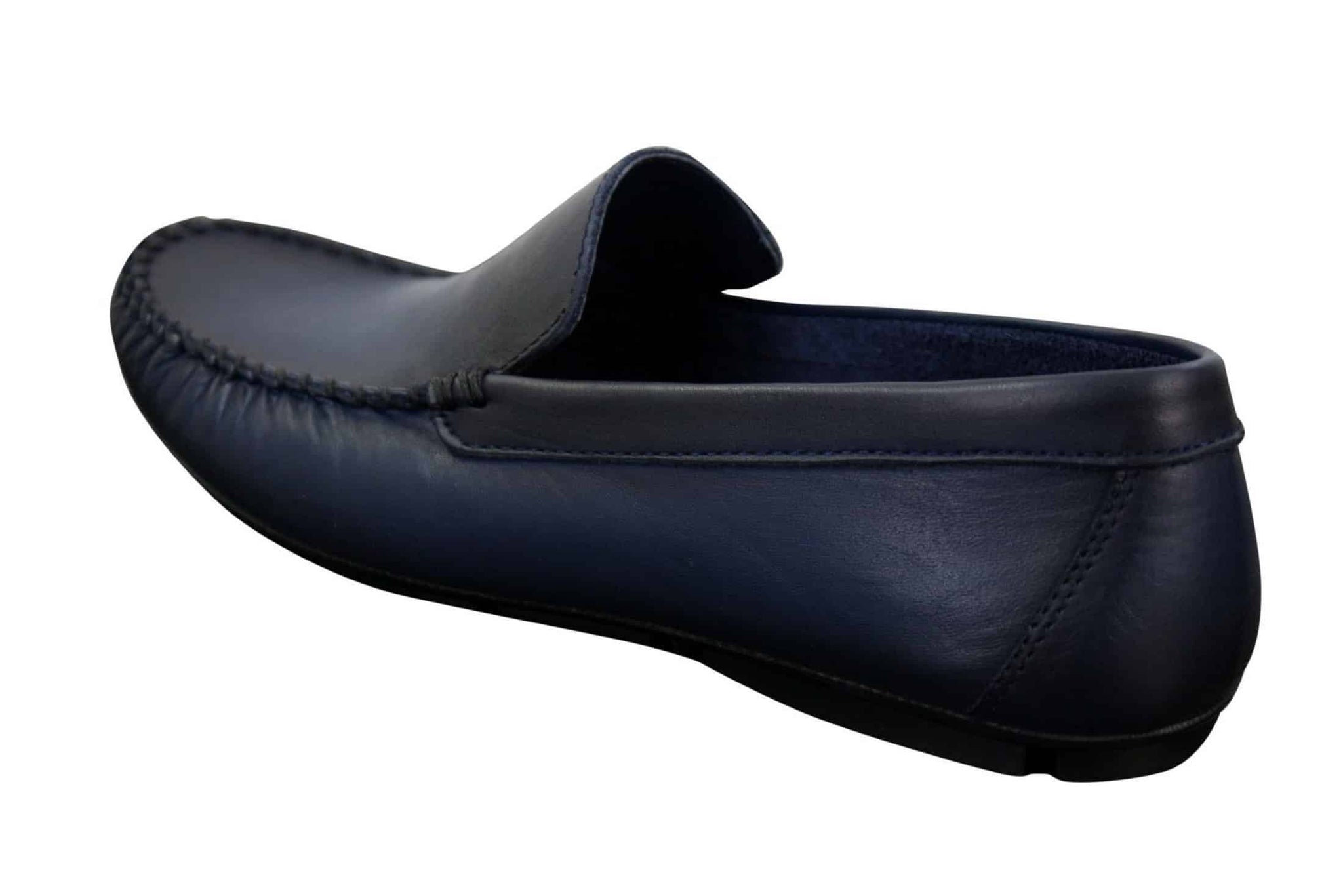 Mocassins masculinos de couro legítimo, estilo slip-on, elegantes e casuais, com design vintage retrô.