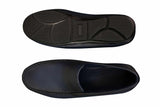 Mocassins masculinos de couro legítimo, estilo slip-on, elegantes e casuais, com design vintage retrô.